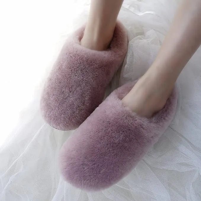 Pantoufles Chaudes en Fourrure