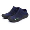 Baskets Pieds Nus Respirantes & Confortables - Unisexe bleu fonce