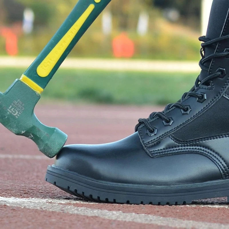 Bottes Militaires avec embout en Acier - unisexe 1