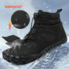 Bottes Pieds Nus Imperméables – Confort et Style pour l’Hiver-noir2