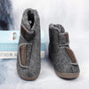 Bottes d'Hiver Chaudes et Confortables avec Fermeture Reglable- Unisexe gris
