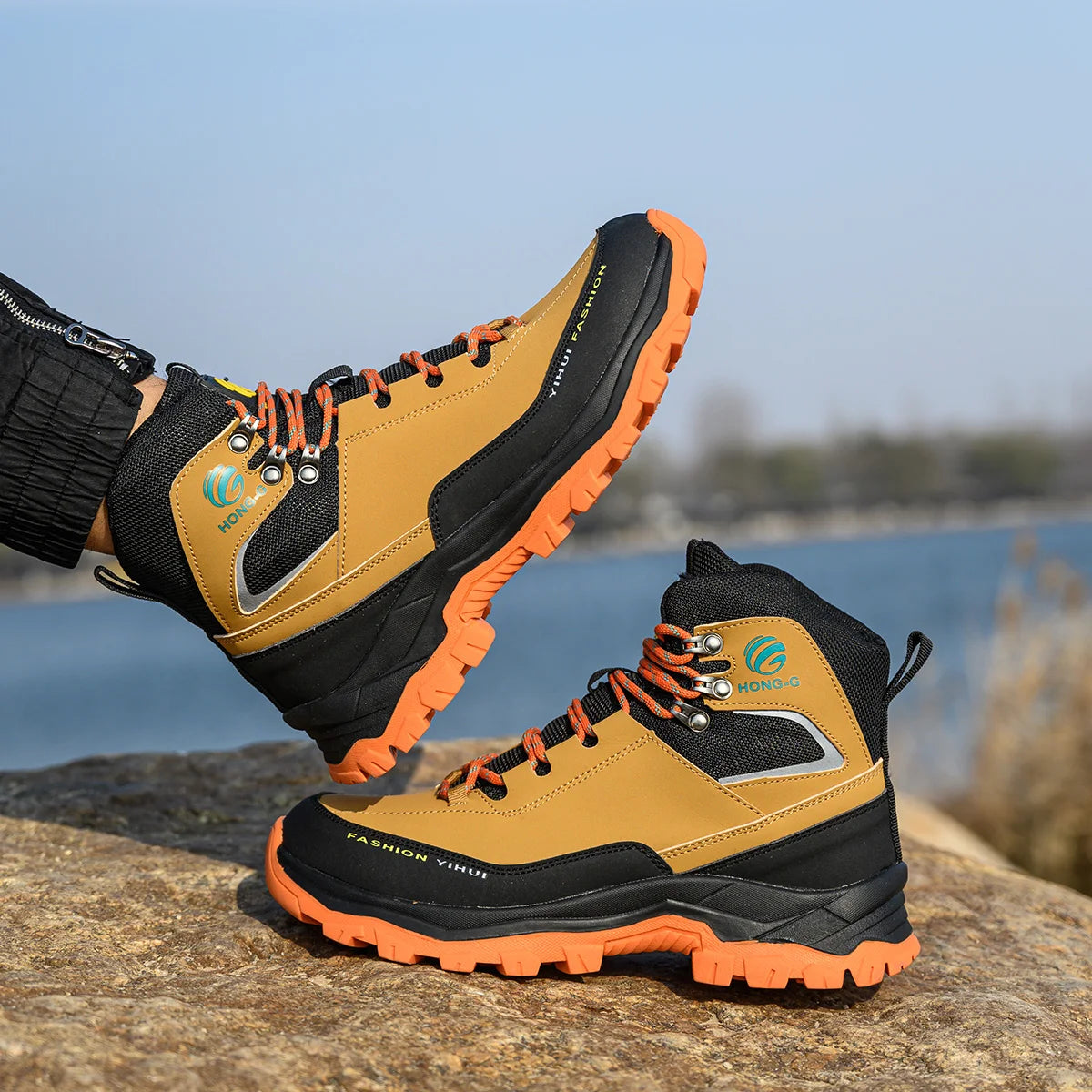 Bottes de Sécurité de Travail Impermeables – Protection Totale, Durabilite et Confort 