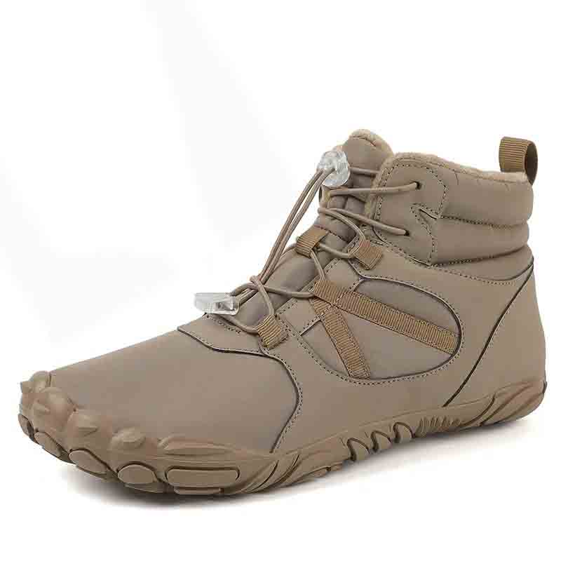 Bottes pieds nus d'hiver imperméables doublées de fourrure