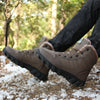 Bottines dHiver Impermeables avec Doublure de Fourrure - Unisexe kaki3