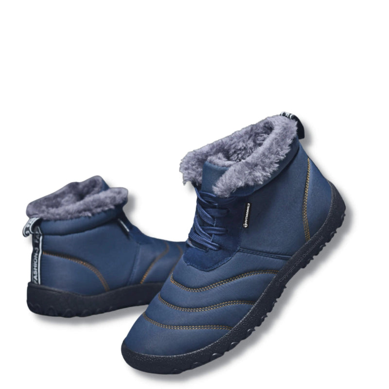 Bottines dHiver Legeres et Doublees en Fourrure - Unisexe bleu