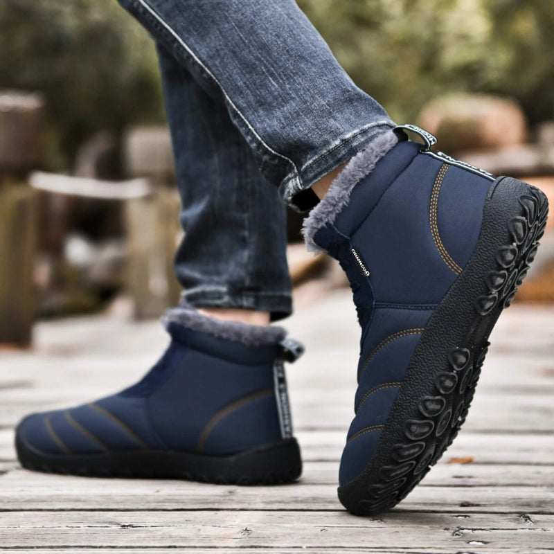 Bottines dHiver Legeres et Doublees en Fourrure - Unisexe bleu2
