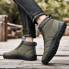Bottines dHiver Legeres et Doublees en Fourrure - Unisexe olive1