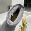 Bottines d'Hiver Confortables avec Doublure en Fourrure - Pour Femme gris2