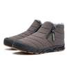 Bottines d'Hiver en Fourrure Douce et Antiderapantes - Unisexe gris