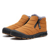 Bottines d'Hiver en Fourrure Douce et Antiderapantes - Unisexe jaune