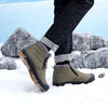 Bottines d'Hiver en Fourrure Douce et Antiderapantes - Unisexe vert3