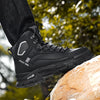 Bottines de Randonnee Chaudes, Impermeables et Confortables - Pour Hommes noir1