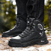 Bottines de Randonnee Chaudes, Impermeables et Confortables - Pour Hommes noir