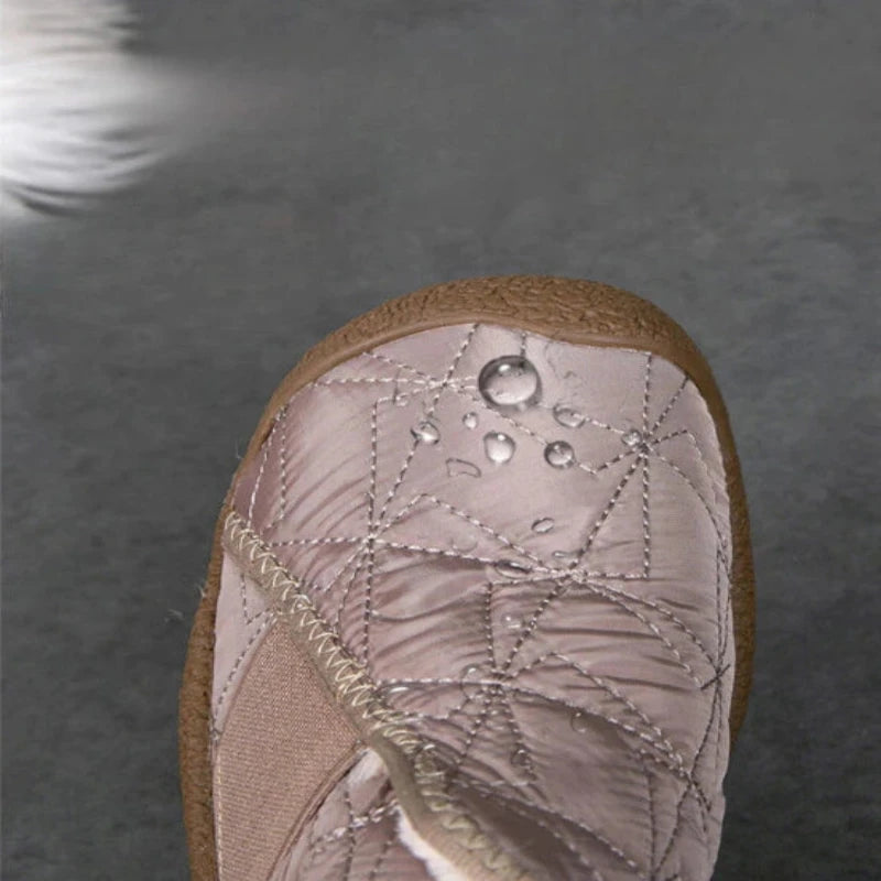 Bottines matelassées  légères Confort, Style et Chaleur pour l'Hiver-kaki3