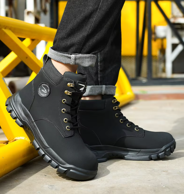 Bottes de Sécurité Imperméables pour Homme – Protection Ultime pour l'Hiver 🛠️❄️