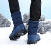 Bottes de Neige Longues en Peluche Imperméables