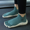 Chaussures Minimalistes a Doigts pour un Confort Naturel - unisexe vert