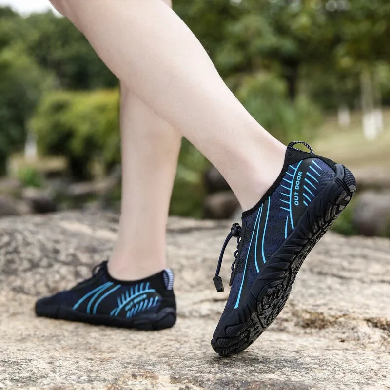 Chaussures Pieds Nus Aquatiques Antiderapantes bleu2