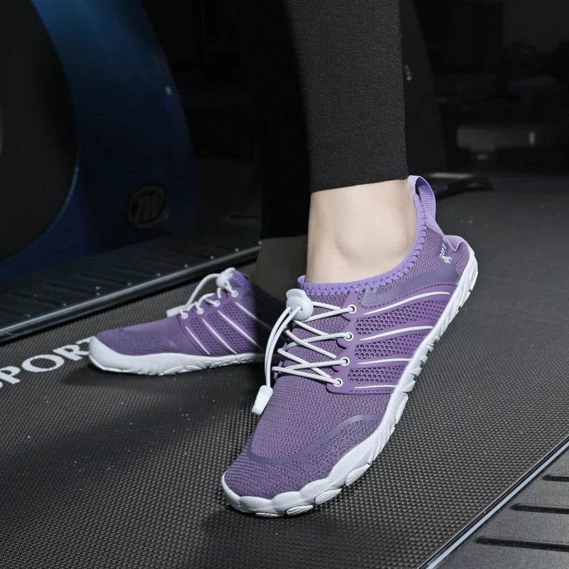 Chaussures Pieds Nus Aquatiques Respirantes violet1