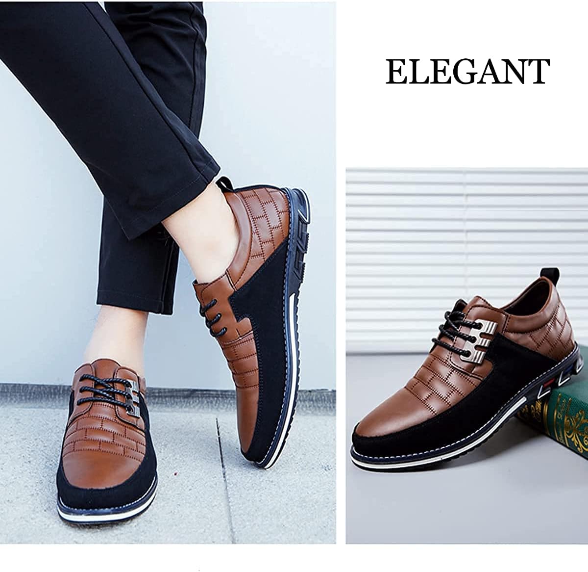 Beautiful thick and soft sole leather shoes for men