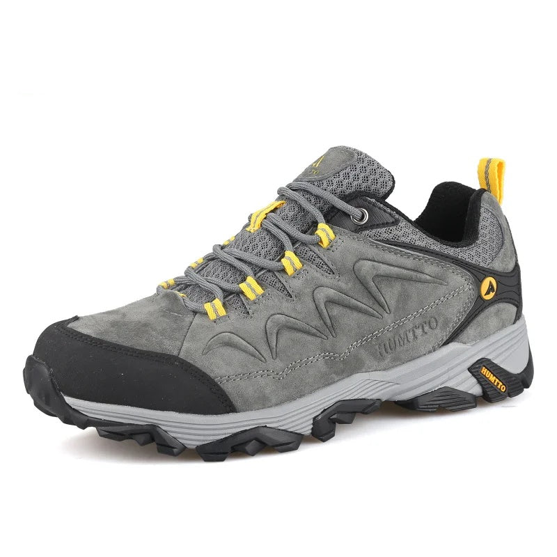 Men's Waterproof Leather Hiking Shoes: Versatility in Camping, Hunting and Mountaineering 