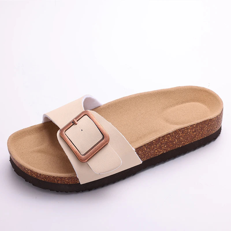 SINGLE BUCKLE SANDALS