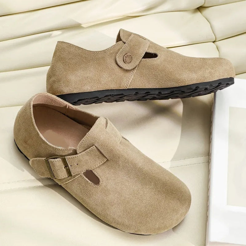 Sabots Boston Fermes a Brides Reglables camel2