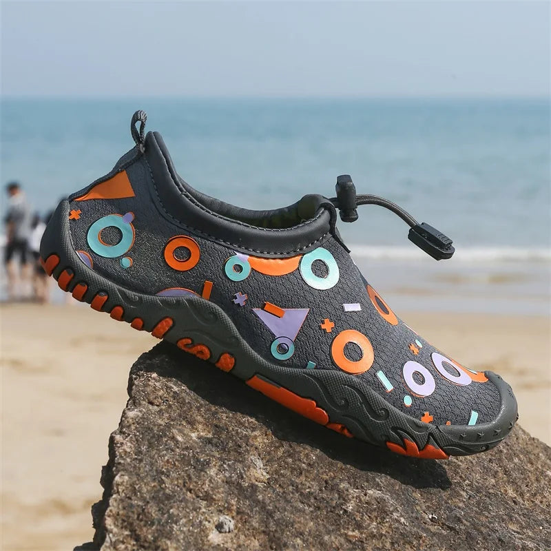 Chaussures pieds nus aquatiques élastiques pour enfants