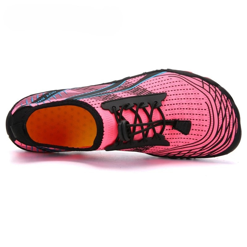 Chaussures pieds nus de course et d'entraînement croisées
