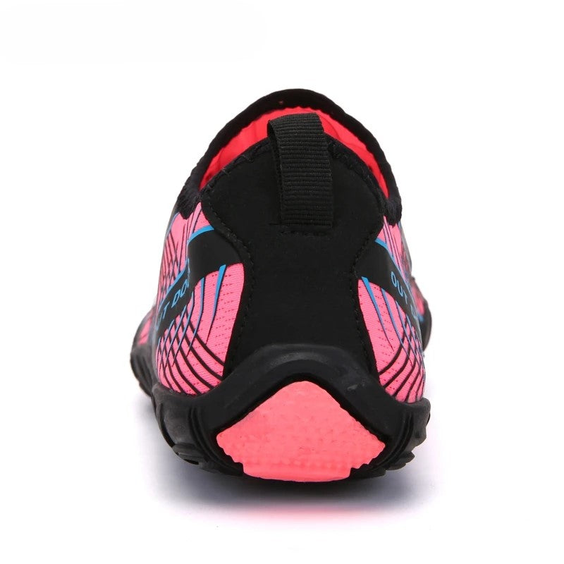 Chaussures pieds nus de course et d'entraînement croisées
