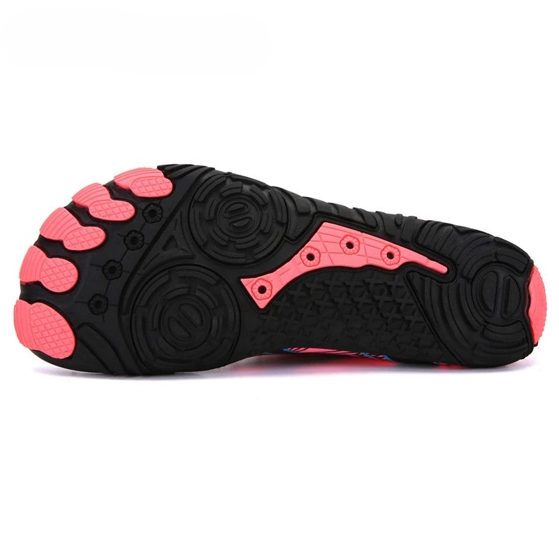 Chaussures pieds nus de course et d'entraînement croisées