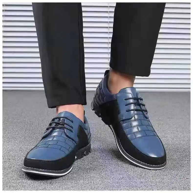 Modische Oxford-Leder-Loafer für Herren