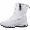 winter-bottes-de-neige-chaudes-et-impermeables gris clair