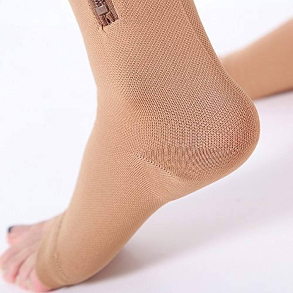 Chaussettes de compression Medic beige présentation